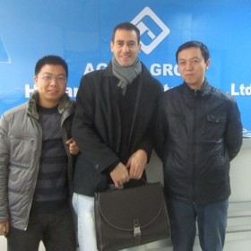 customer visit anson for ship plate