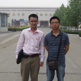 customer visit for steel pipe